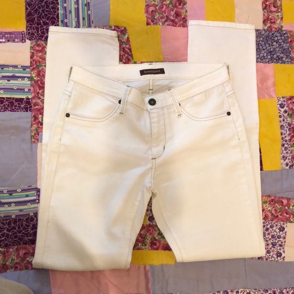 James Stretch Jeans White 28